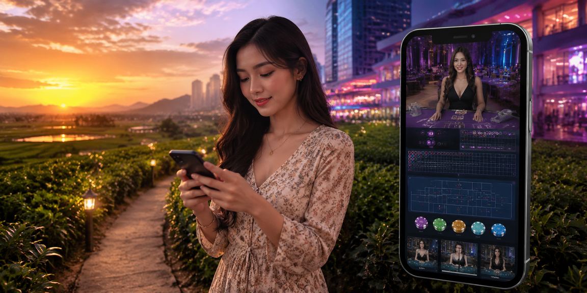 Pengguna Malaysia dari Kedah memainkan slot dalam talian menggunakan aplikasi mudah alih 848